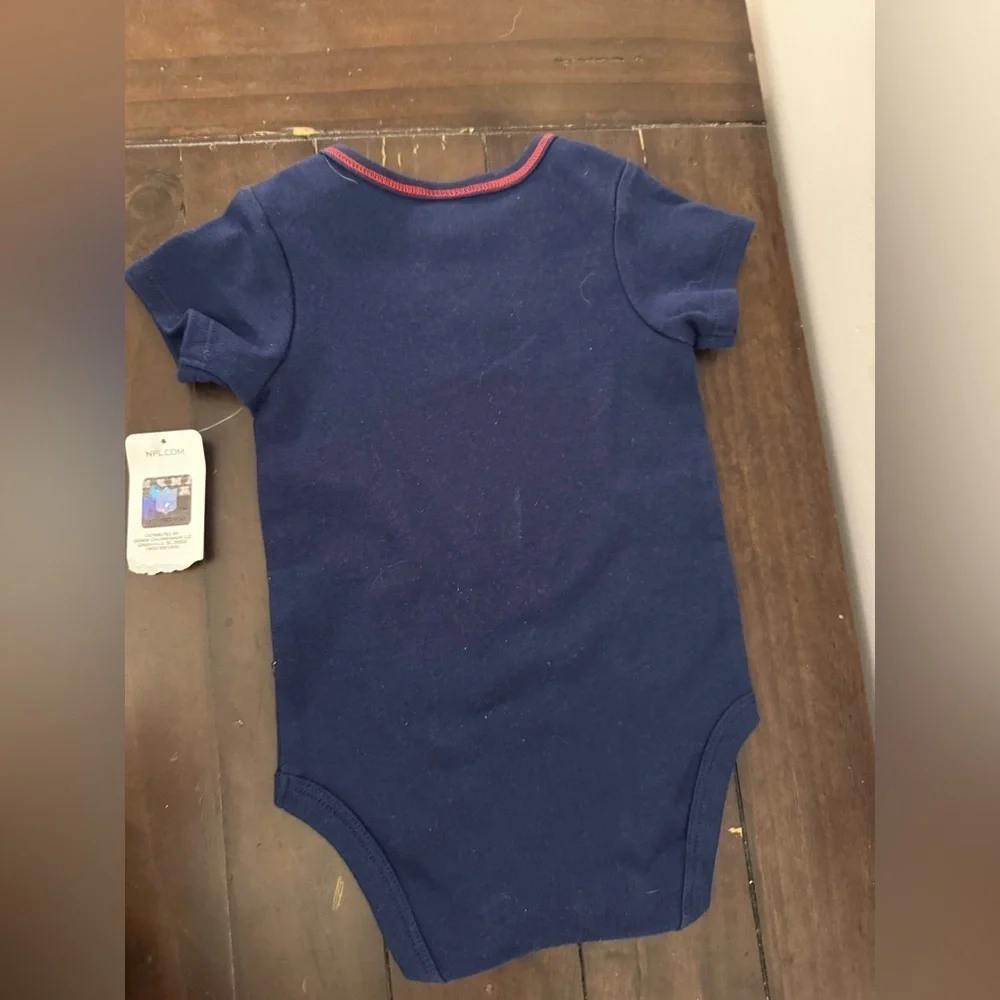 NFL Patriots Navy Blue Baby Bodysuit